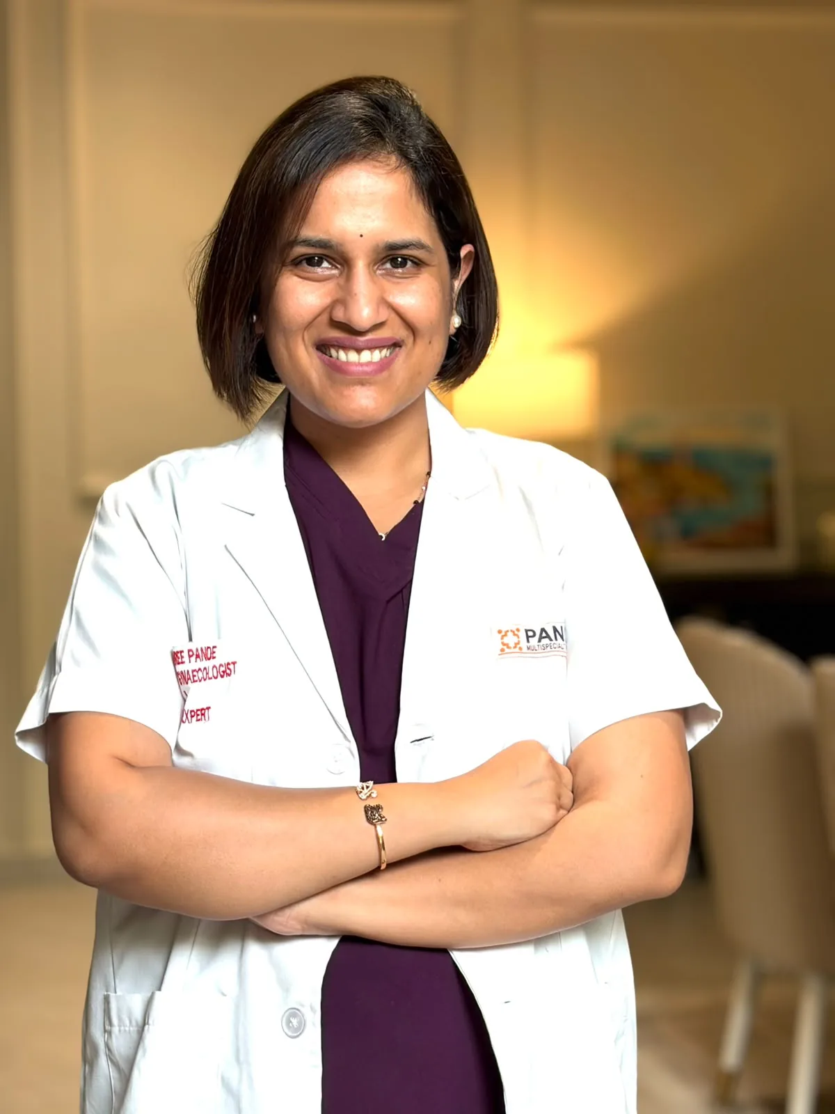 Dr. Anushree Pande, MBBS, MS, FMAS, Consultant Gynaecologist, Obstetrician and Fertility Specialist at Pande Multispeciality Hospital, Saharanpur.